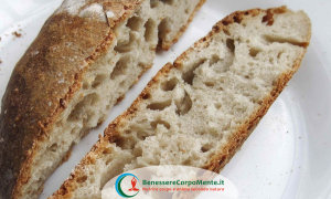 pane con lievito madre o pasta madre, pasta acida per lievitazione naturale